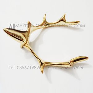 Quả lắc, đầu hươu lắp đồng hồ treo tường quả lắc